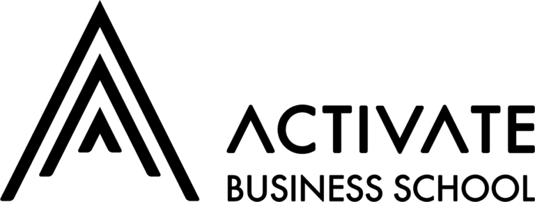 Activate Business School Logo black