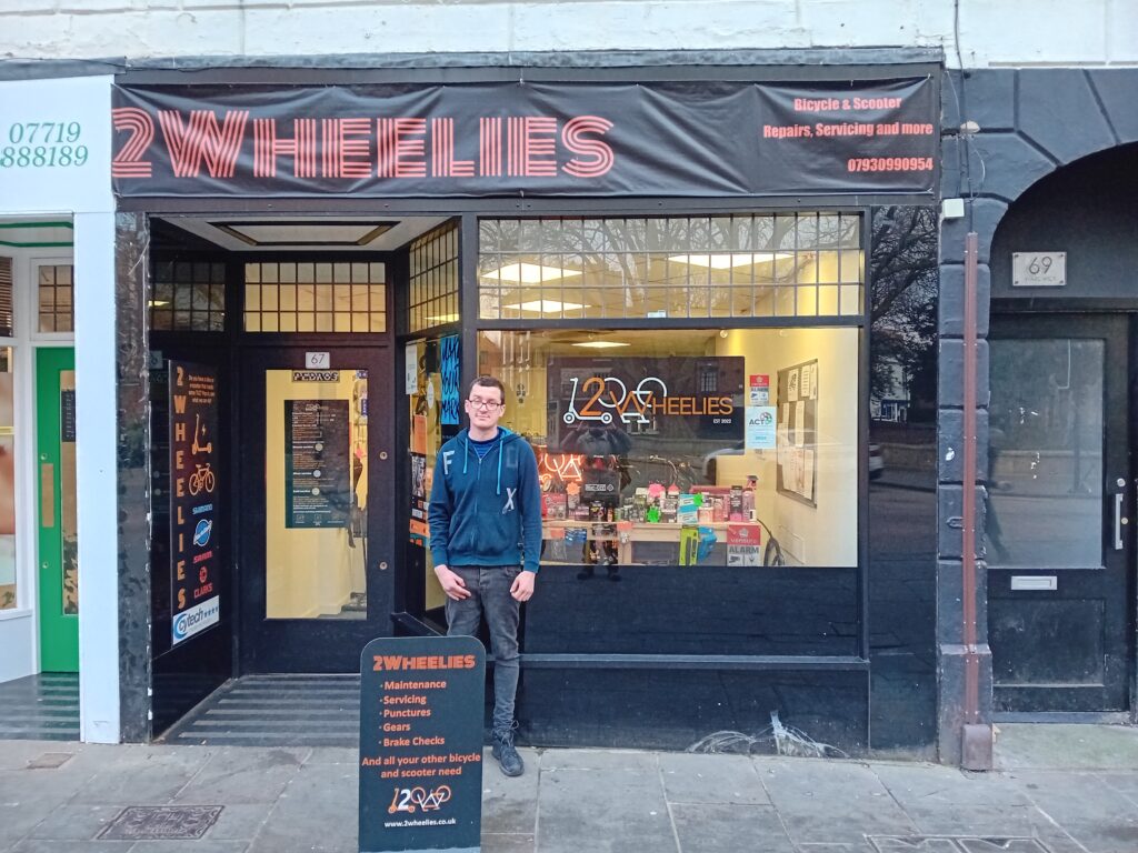 Former Cycles apprentice opens his own bike repair shop in Derby